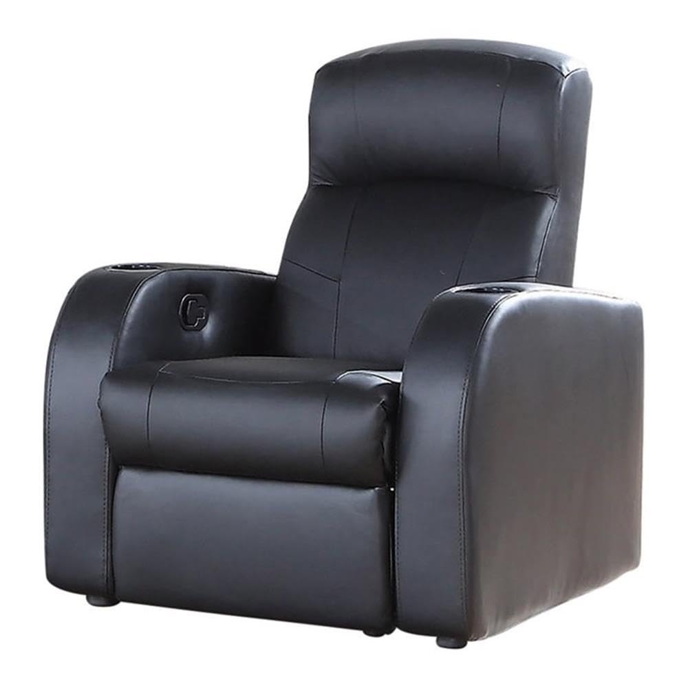 Coaster Cyrus 3-Piece Theater Seating (3R), Black