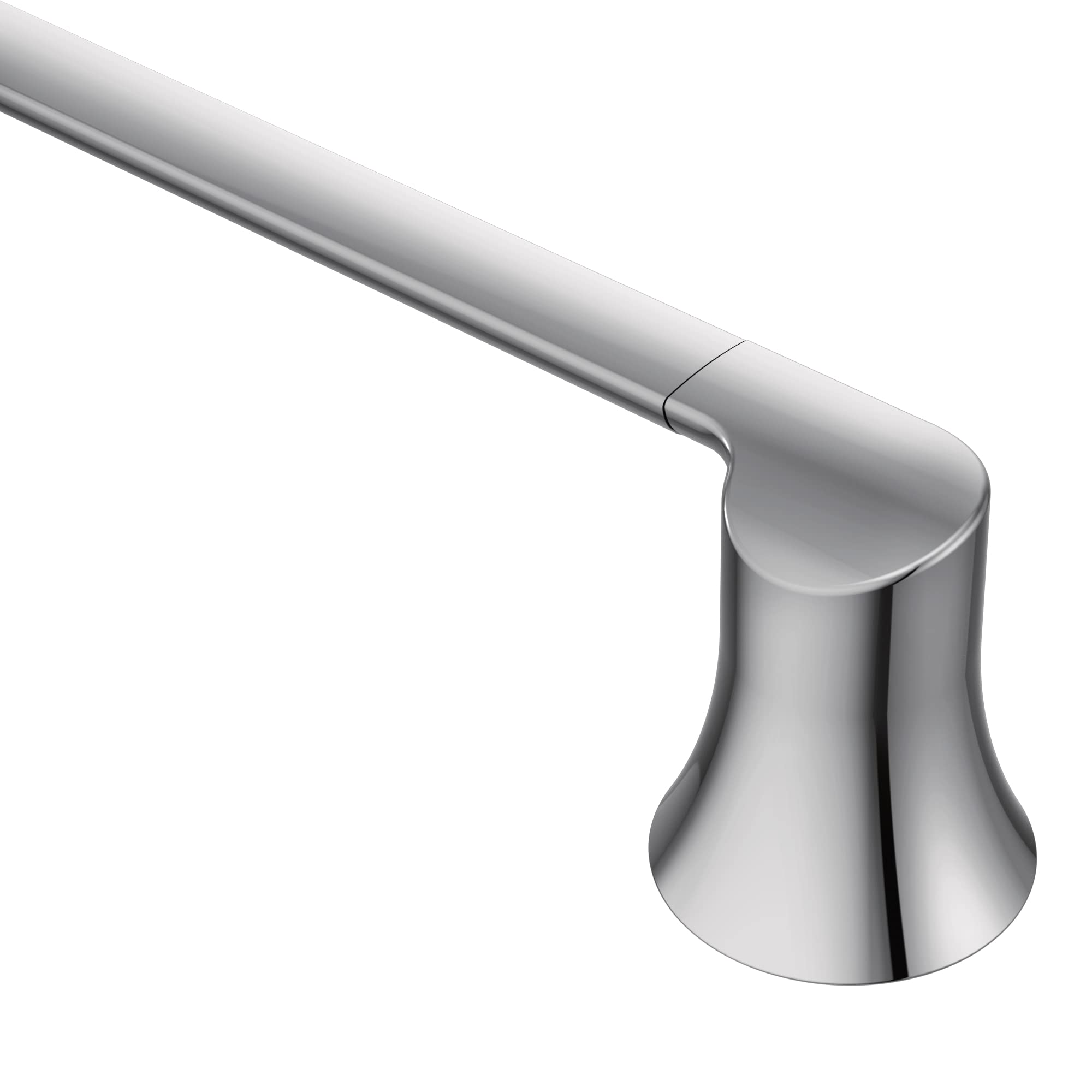 Moen Doux Chrome 24-Inch Single -Towel Bar, YB0224CH