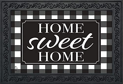 Briarwood Lane Home Sweet Home Checkers Spring Doormat Indoor Outdoor 30' X 18'