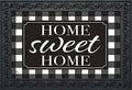 Briarwood Lane Home Sweet Home Checkers Spring Doormat Indoor Outdoor 30' X 18'