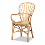 Baxton Studio Sheraton Modern and Contemporary Natural Finished Rattan Dining Chair