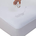 Waterproof Twin Mattress Protector Ultra Soft Smooth Top Fitted Matressprotector Cover With Stretchy Pocket