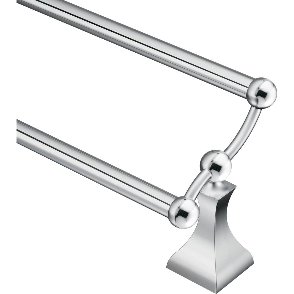Moen DN8322CH Retreat 24-Inch Double Towel Bar, Chrome