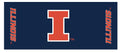 Collegiate Kwik-Covers Rectangle Plastic Table Covers, Bundle Of 2 (University Of Illinois, 8')