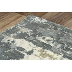 Noble 6' X 9' Abstract Ivory/Gray/Brown/Beige Hand Knot Area Rug