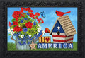 Briarwood Lane I Love America Patriotic Doormat Indoor Outdoor 30' X 18'