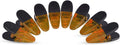 Vip Home Essentials -Thick Plastic Clips With Neodymium Magnet - 3-1/4' Length - Durable Versatile All-Purpose (Orange)