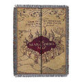 Harry Potter Woven Tapestry Throw Blanket, 48 X 60 Inches, Marauders Map