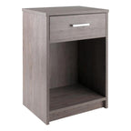 Winsome Wood Rennick Accent Table, Ash Gray, 15.75 x 12.48 x 23.62