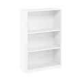 FURINNO JAYA Simple Home 3-Tier Adjustable Shelf Bookcase, White