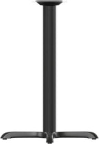 22 x 22 Restaurant Table X-Base with 3 Dia. Table Height Column