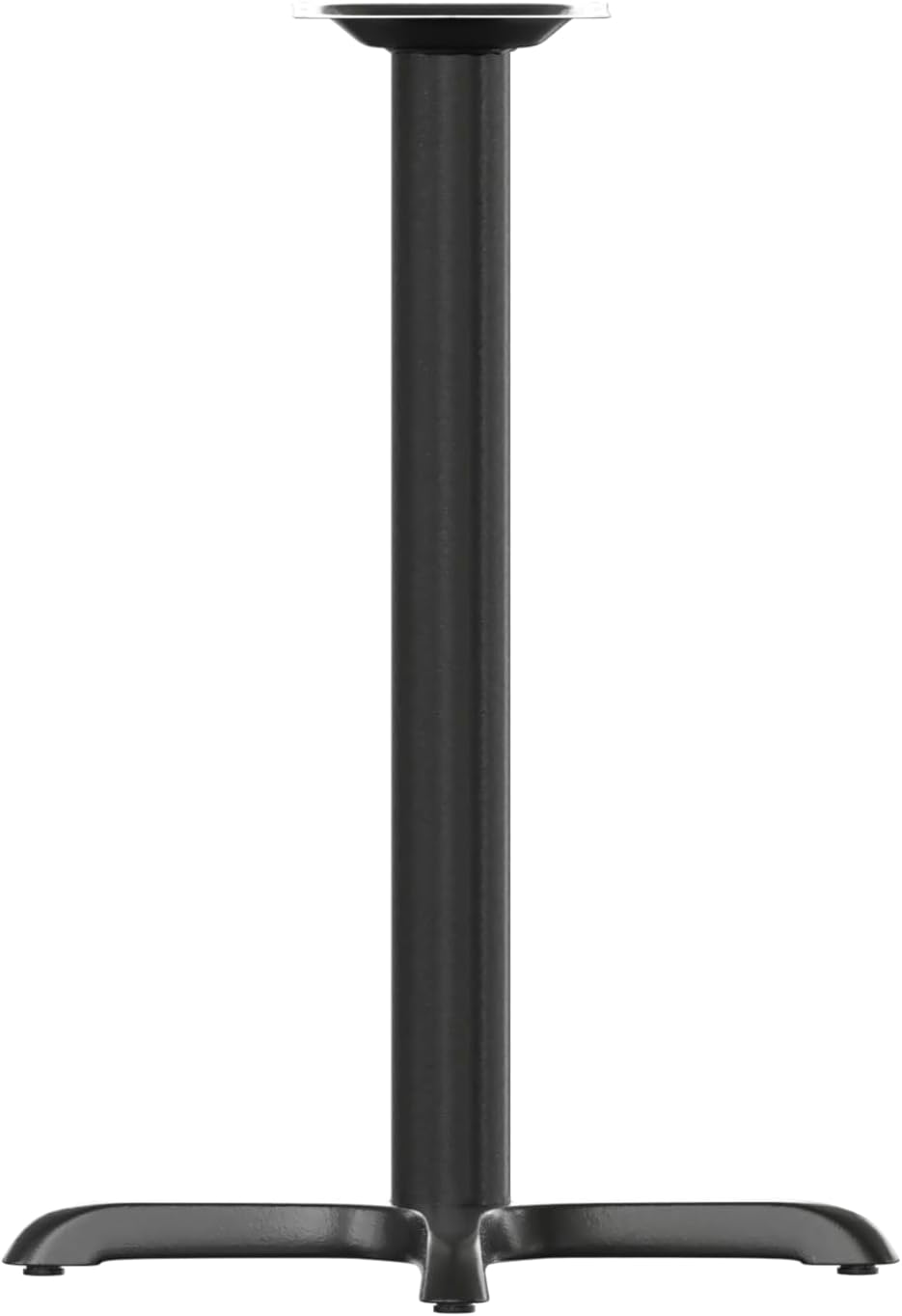 22 x 22 Restaurant Table X-Base with 3 Dia. Table Height Column