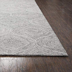 Rizzy Home Alora Decor London 3' X 5' Trellis Gray/Gray/Rust/Blue Hand-Tufted Area Rug