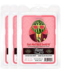 Red Mother Wax Melt - Sweet Watermelon & Juicy Fruit Scent - 3 Pack of 6 Cubes by Beamer Candle Co.