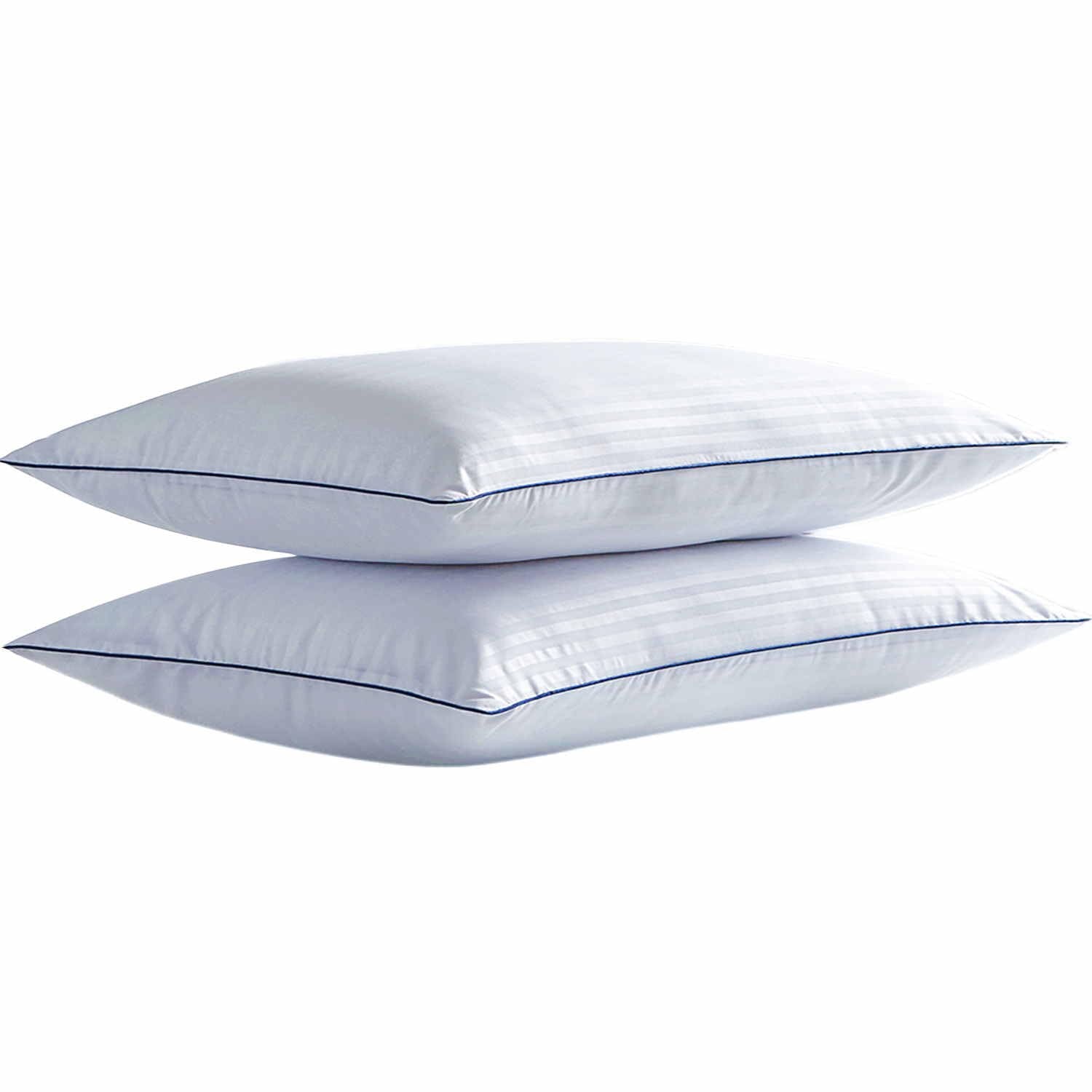 Ifaon Thin Flat Soft Bed Pillows Standard Size Set Of 2 Pack For Sleeping, Hypoallergenic Pillow Down Alternative Fluffy Soft Su