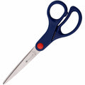 Sparco 39048 Scissors, Straight, Kids, 7-Inch , Comfort Grip, Blue
