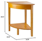 Ergode Studio Home Office Corner Table, Honey