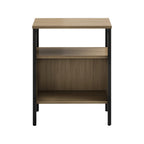 Safco Simple Storage Multi-Functional Wood Walnut Storage Unit