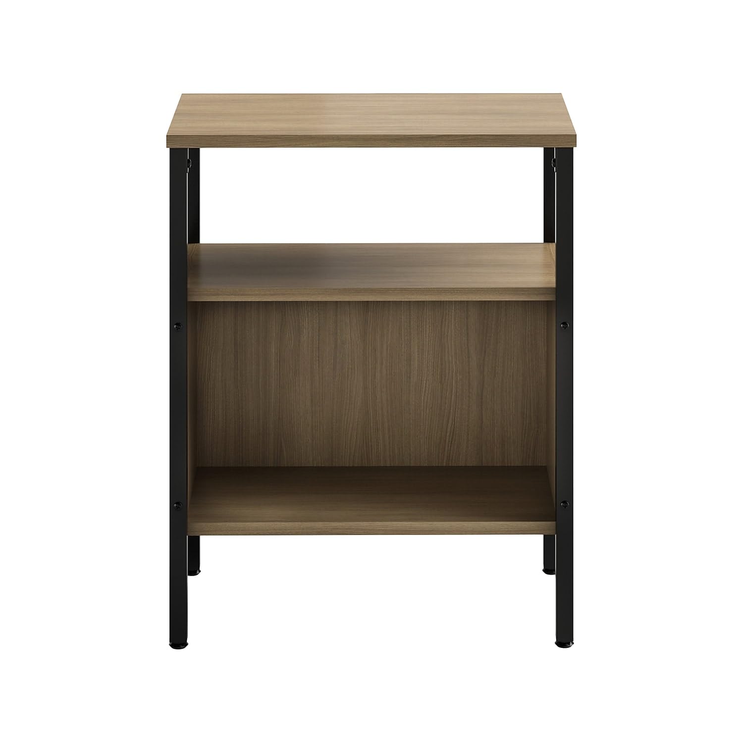 Safco Simple Storage Multi-Functional Wood Walnut Storage Unit