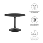 Modway Lippa Dining Table, 40", Black Black