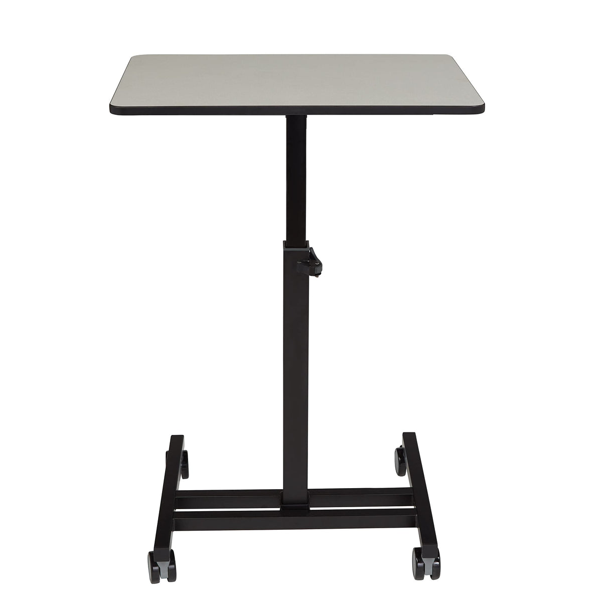 Oklahoma Sound Work from Home Adjustable Height Sit-Stand Mobile Desk, Grey Nebula