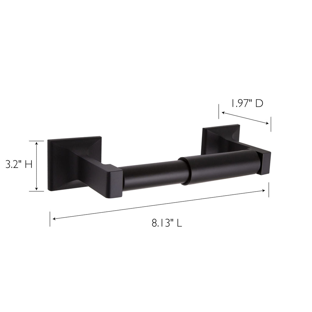 Millbridge Toilet Paper Holder In Matte Black