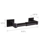 Millbridge Toilet Paper Holder In Matte Black