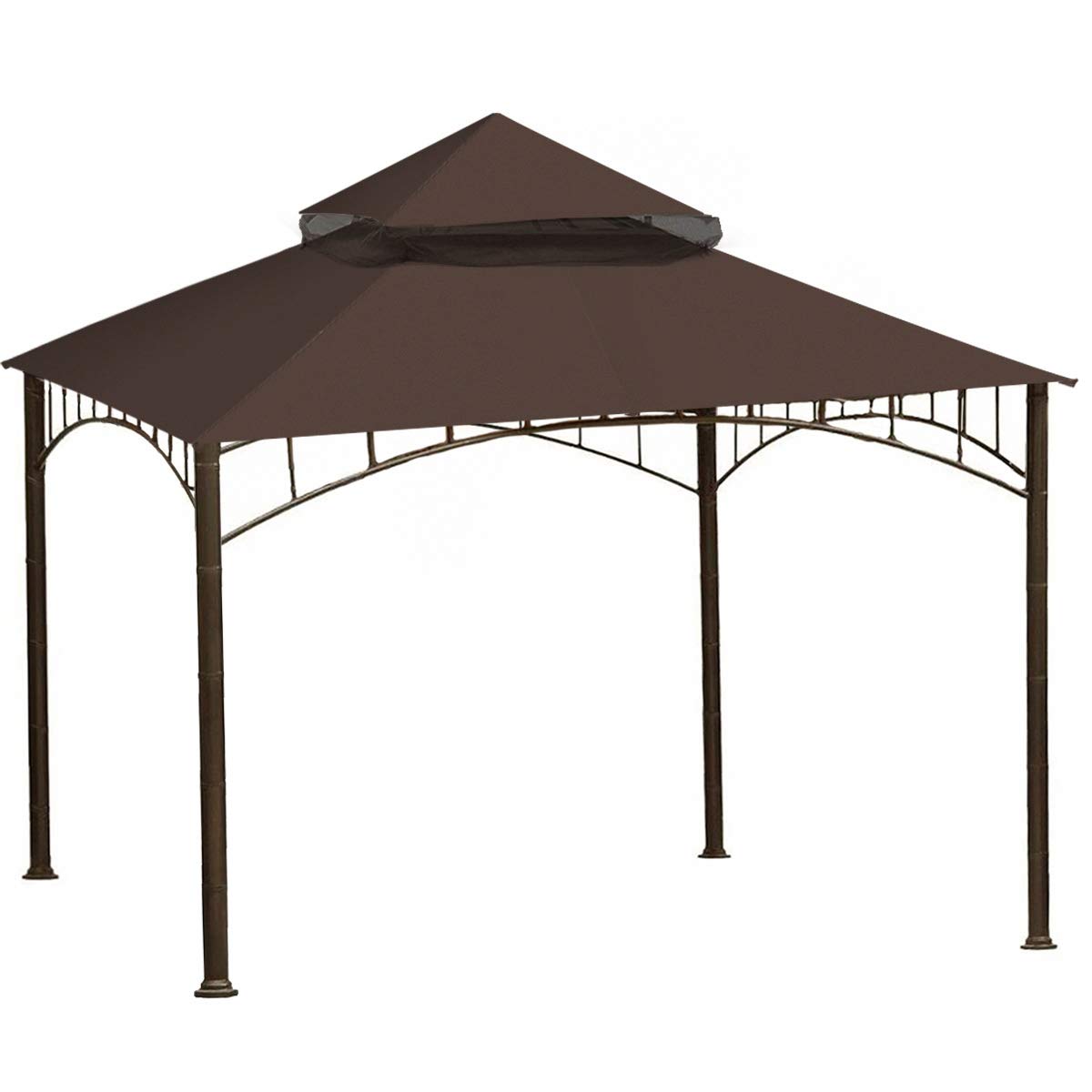 Ontheway Winds Replacement Canopy For Target Madaga Gazebo (Dark Khaki)