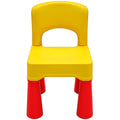 burgkidz Plastic Toddler Chair, Durable and Lightweight, 9.3 Height Seat, Indoor or Outdoor Use for Boys Girls for 18+ Months (Y