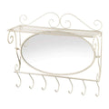 Mirrored Wall Shelf 20.25x6x17.5