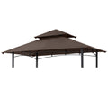 Mastercanopy Grill Gazebo Replacement Canopy Top For Model L-Gg001Pst-F (Brown)