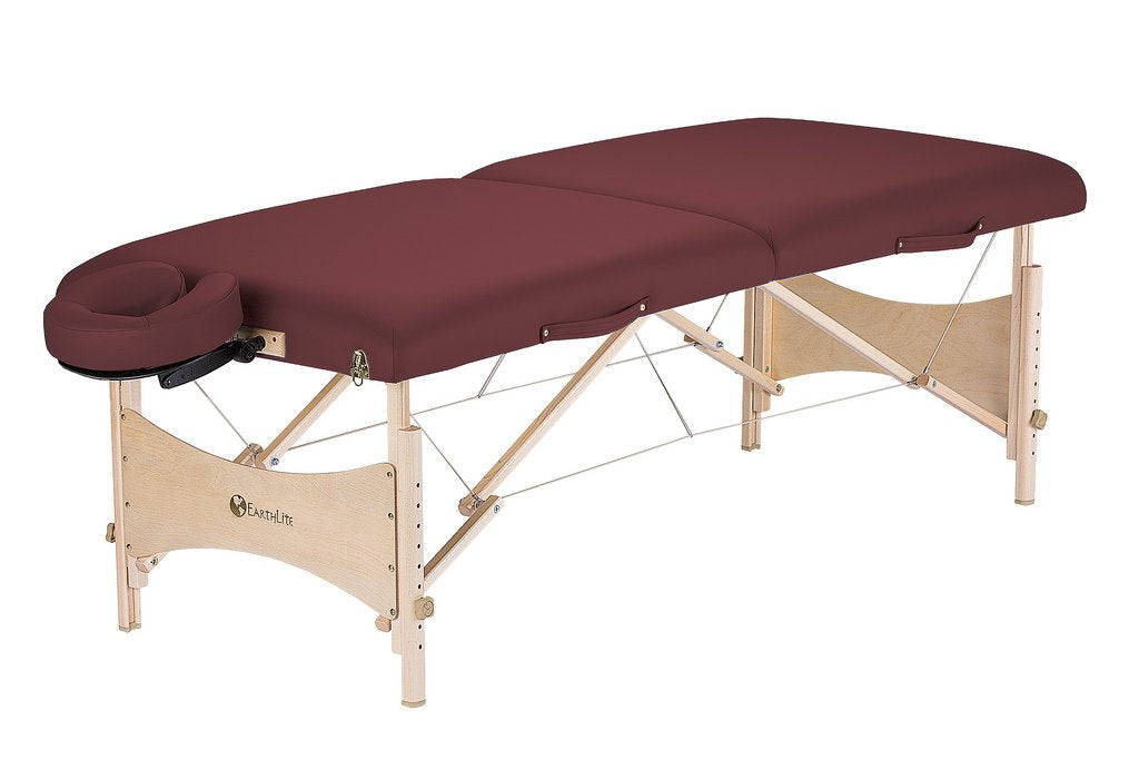 Earthlite Professional Grade Massage Table, Burgundy, 33 Pounds