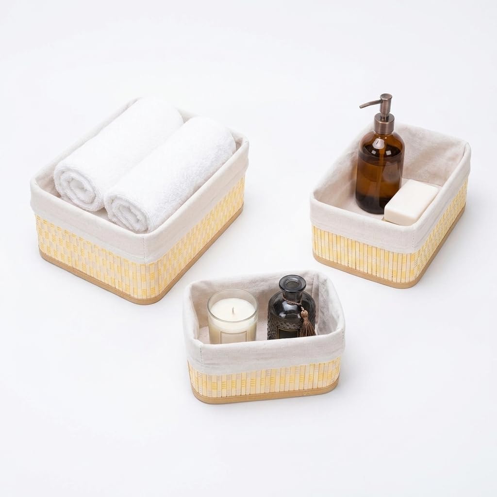 Sehaz Artworks Organizer Storage Box And Organiser | Bathroom Organizer | Basket For Storage | Washroom Storage Organizer | Baby