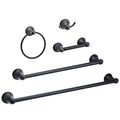 Amazon Basics AB-BR817-OR Modern Bathroom Accessories Towel Holder, Set of 5,8 sets, 5 Piece, Oil Rubbed Bronze