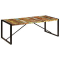 vidaXL Dining Table 86.6x39.4x29.5 Solid Reclaimed Wood