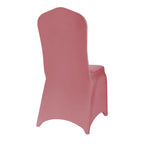 Algaiety Spandex Chair Cover,25Pcs,Chair Covers,Living Room Chair Covers,Removable Chair Cover Washable Protector Stretch Chair Cover For Party, Banquet,Wedding Event,Hotel(Dusty Pink)
