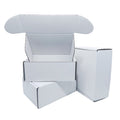 Small White Box 6 X 4 X 2.35 Inch 50 Pack Recyclable Corrugated Gift Mailers Storage Business Packaging Shipping Boxes