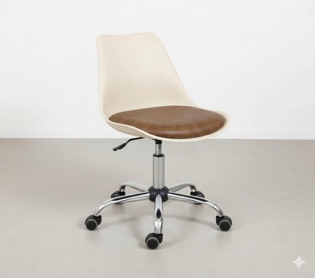 Aarpee Furnitures Armless Height Adjustable Revolving Study Chair For Home/Office/Study/Vanity/Shops/Clinic/Lab/Spa/Conference/M