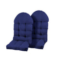 Pnp Hwjiaju Set Of 2 Patio Chair Cushion For Adirondack, High Back Rocking Chair Cushion 44X19X4 Inch, Outdoor Seat Back Chair C