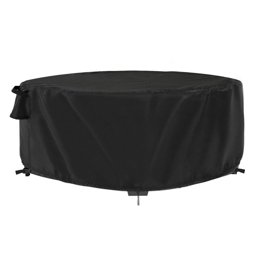 Jungda Outdoor Round Coffee Table Cover 38 Inch,Waterproof Patio Round Table Covers, Heavy Duty Outdoor Small Furniture Cover - 38 X 18 Inch