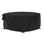 Jungda Outdoor Round Coffee Table Cover 38 Inch,Waterproof Patio Round Table Covers, Heavy Duty Outdoor Small Furniture Cover - 38 X 18 Inch