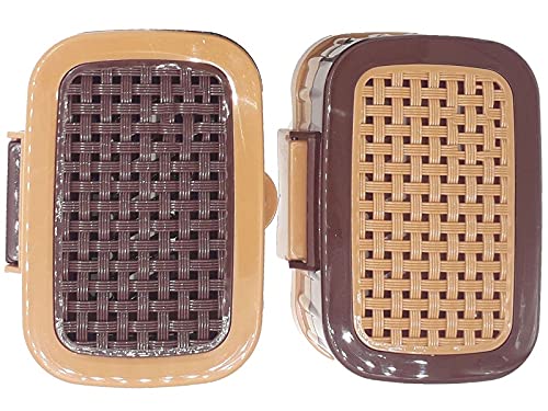 Onsur Soap Case Holder In Home, Kitchen, Bathroom, Outdoor, Travel Etc. Plastic Soap Stand With Mess Design & Holes For Water Dr