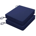 Favoyard Patio Chair Cushions 18.5 X 16 X 3 Inch Waterproof Outdoor Seat Cushions For Patio Furniture 3-Year Color Fastness Gard