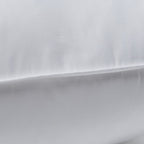 HomeRoots White 100% Cotton Lux Sateen Down Alternative King Size Firm Pillow