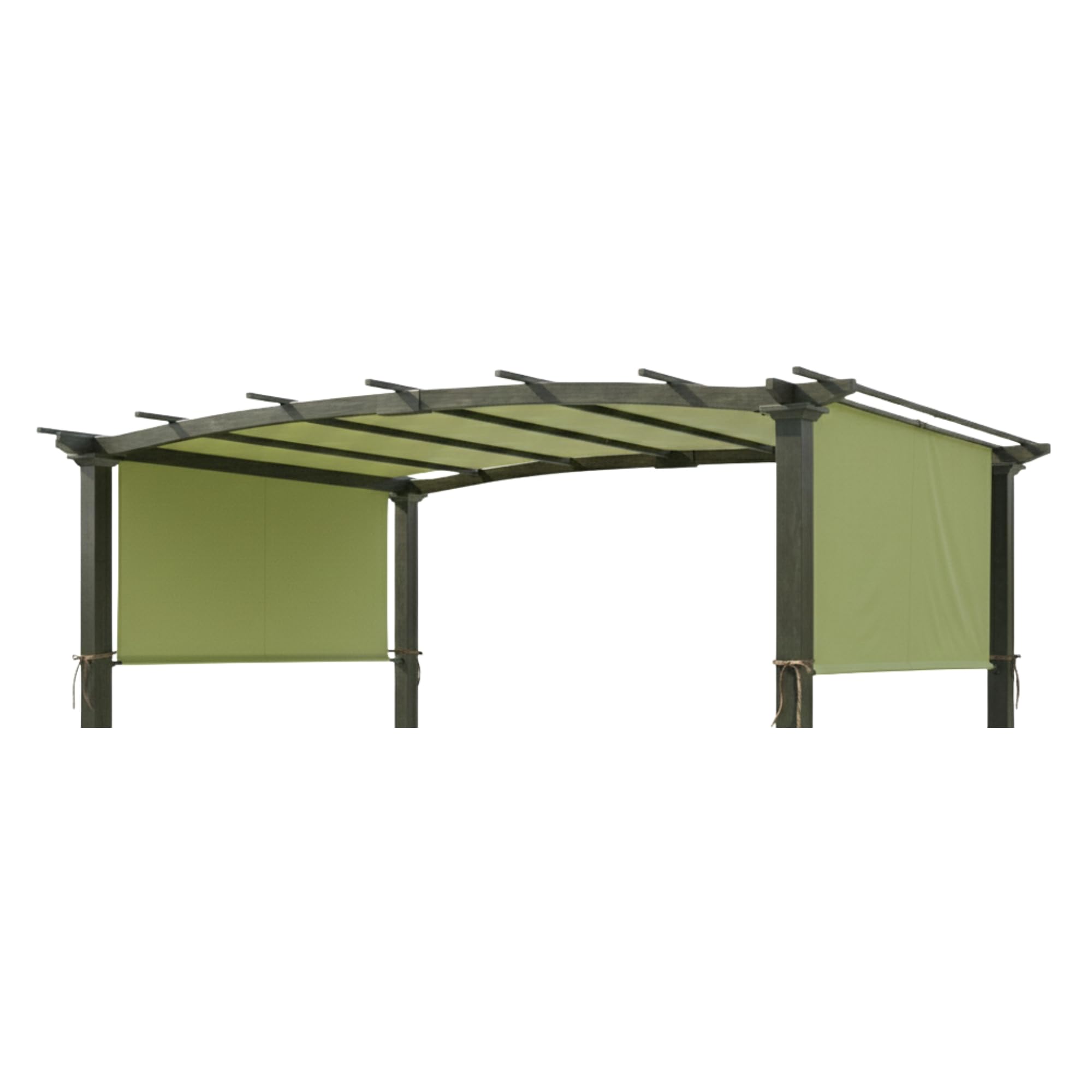 Garden Winds Universal Replacement Pergola Canopy - Sage Green, Durable 350 Polyester, UV & Water Resistant