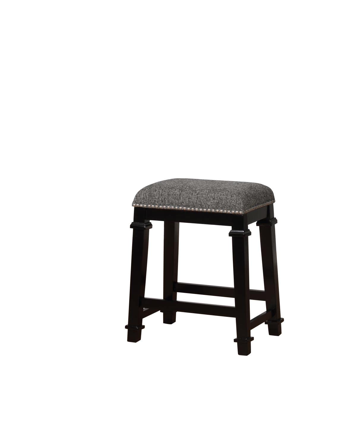 Linon Kennedy Tweed Backless Counter Stool - Color:Color