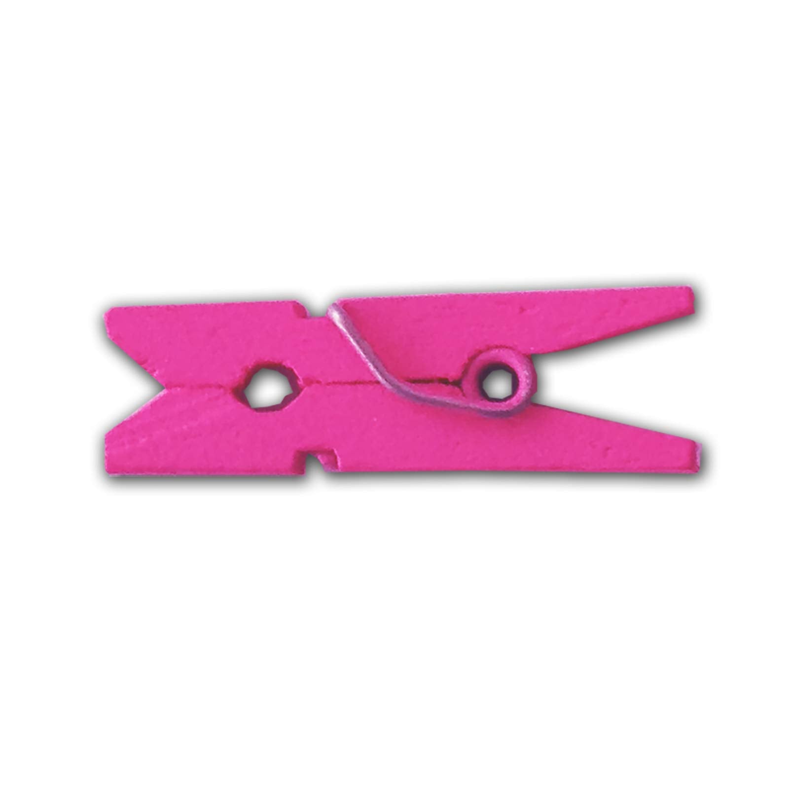 LWR CRAFTS Wooden Mini Clothespins 200 Per Pack 1 2.5cm (Hot Pink)