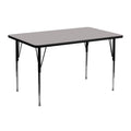 Flash Furniture 2448Recgyha 24Wx48L Rectangular Laminate Activity Table W/Standard Adjustable Leg