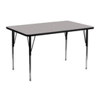 Flash Furniture 2448Recgyha 24Wx48L Rectangular Laminate Activity Table W/Standard Adjustable Leg
