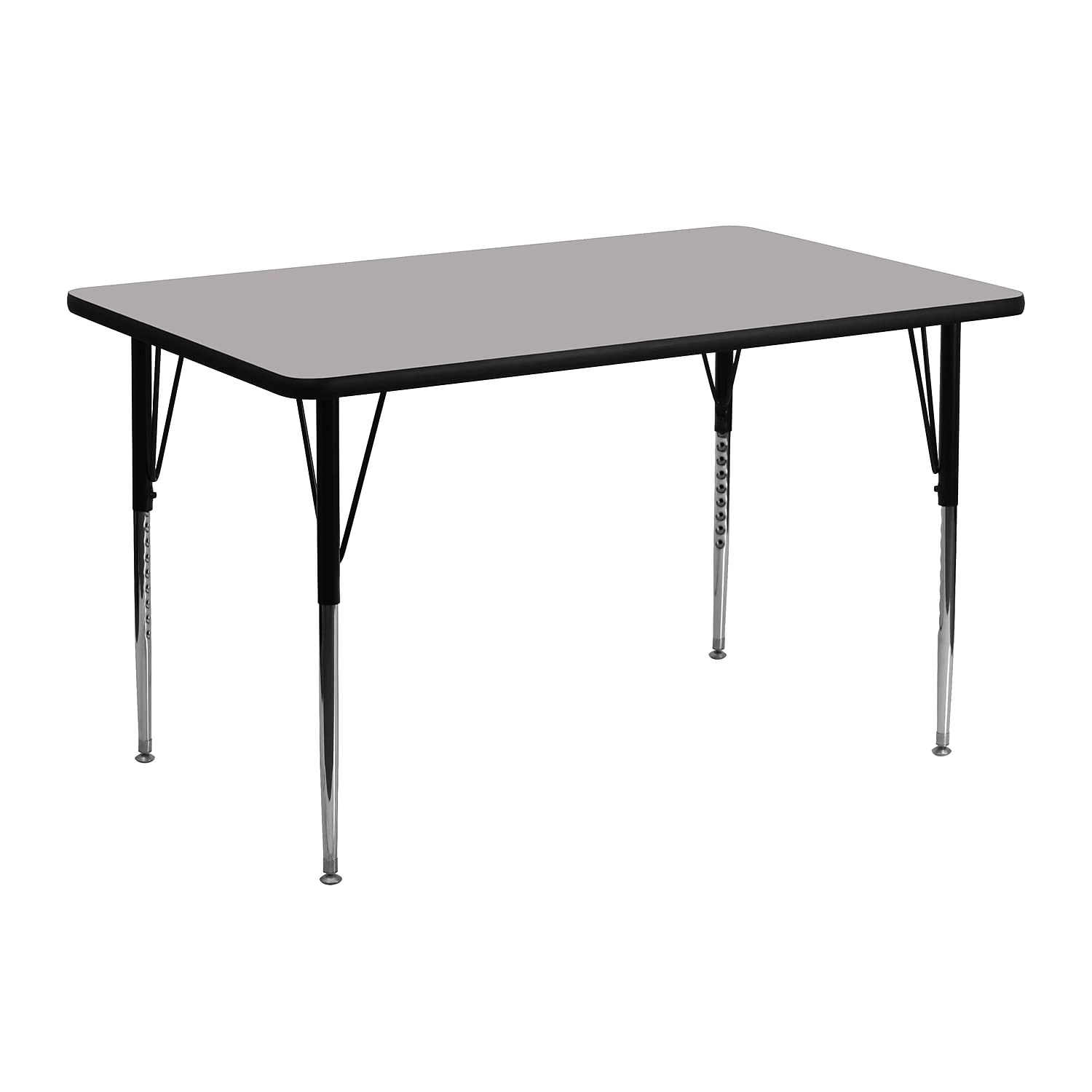 Flash Furniture 2448Recgyha 24Wx48L Rectangular Laminate Activity Table W/Standard Adjustable Leg